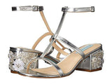 Blue By SbLissa Dress Sandal, Silver/Metallic, 8 M Us