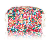 Cosmo Cosmetic Bag, Mini Ruffle Multi