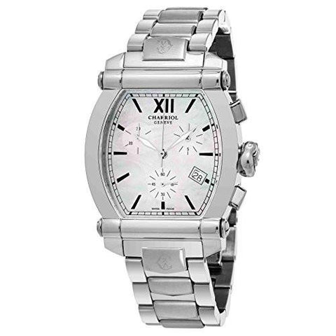 Charriol Columbus Swiss Quartz Stainless Steel Dress Watch Color:Silvertoned Model: 060T100710