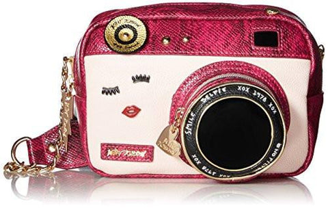 Close Up Crossbody, Fuchsia