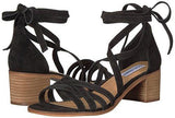 Revere Dress Sandal Black Suede 7 M Us