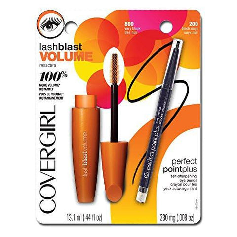 Lash Blast Volume Mascara And Perfect Point Plus Eyeliner, Very Black/Black Onyx, 0.026 Pound