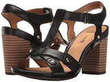 Banoy Valtina Dress Sandal Black Leather 85 M Us