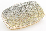 Yuenjoy Evening Bags Wedding Clutch Purse With Gradient Colors Glitter Gold Silver