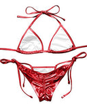 Mooskini Sexy Brazilian Bikini Set Liquid Push Up Twopieces Swimsuit S Red
