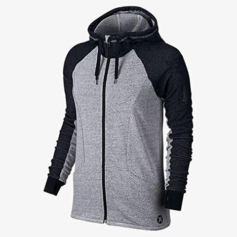 Drifit Fullzip Hoodie Heather White, Xs