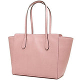 Gucci Small Leather Trademark Logo Swing Tote Soft Pink