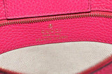 Gucci Small Leather Trademark Logo Swing Tote Blossom Pink