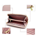 Eurlove Pu Leather Wallet Multifunctional Zipper Clutch Wallets With Large Space For Money Cards And Iphone 6S