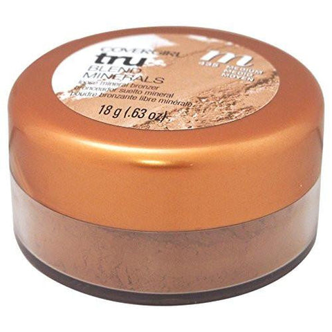 Trublend Minerals, Loose Bronzer, # 435 Medium Golden Sunrise, 0.63 Ounce