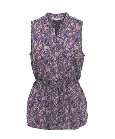 Twin Pines Eco Rich Sleeveless Shirt, Hydrangea, S