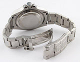 Luxury Black Dial Rotatable Bezel Luminous Quartz Silver Stainless Steel Watch