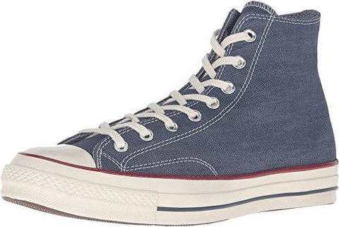 Chuck Taylor Hi All Star 70 Denim 153830C Insignia Blue Unisex Shoes 12 Bm Us 10 Dm Us