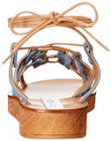 Seaashor Wedge Sandal Denim Suede 8 M Us