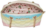 Betsey Johnson Split Decision Dome Satchel, Rainbow