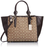 Signature Crosby Carryall Lightkhakibrown Tote