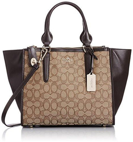 Signature Crosby Carryall Lightkhakibrown Tote