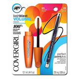 Lashblast Volume Water Resistant Mascara Very Black 825 .44 Oz And Perfect Point Plus Eye Pencil Black Onyx .008 Oz Value Pack