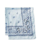 Light Contrast Bandana Neckerchief Denim One Size