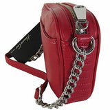 Kenneth Cole York Sloan Street Leather Crossbody Bag Chilli