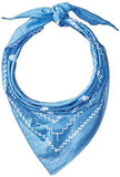 Embroidered Pineapple Neckercheif Denim One Size
