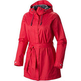 Pardon My Trench Rain Jacket Ruby Red Small