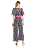 Wide Leg Jumpsuit, Navy, 14