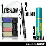 Super Sizer Mascara Very Black 800 And Intensify Me! Eye Liner Intense Black 300 Special Pack, .448 Oz