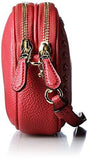 Lacquer Rivets Crossbody Clutch Red Currant Clutch