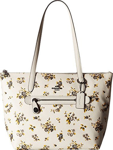 Prairie Print Pvc Taylor Tote Dkprairie Print Chalk Handbag