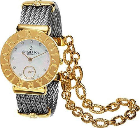 Charriol T Tropez Swiss Quartz Stainless Steel Dress Watch Color:Silvertoned Model: St30Cy1560022