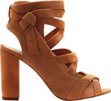 Vince Camuto Sammson Block Heel Sandalmaple Brown True Suede 9