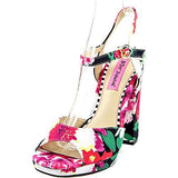 Isla Dress Sandal, Black Floral, 7.5 M Us