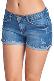 Denim Butt Lifting Shorts Pants Js0001_Lt_M