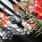 Creti Pencil Sheath Stripe Floral Wear To Work Cocktail Bodycon Summer Dresses