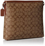 Signature Pvc File Bag Khaki Saddle