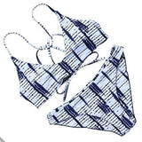 Mooskini Lovely Pattern Polka Dot Halter Bikinis Set Beach Wear Bathing Suit Sus Size 24 B642