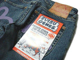 New Genes Jeans Lowrise Denim Hipster Bootcut Light Blue/Purple Stretch 27