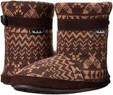 Whitecap Knit Boot Slipper, Java Snowshoe Sweater, 6 M Us