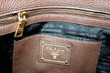 Prada Bn1713 Bbe F0038 Brown Leather Shopper