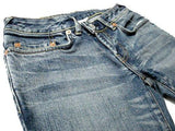 New Genes Jeans Lowrise Denim Hipster Bootcut Light Blue/Purple Stretch 27