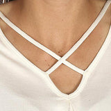 Dolman Sleeve Top M White