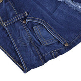 Vicvik Knee Skinny Denim Distressed Ripped Boyfriend Jeans L