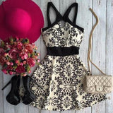 Tuesdays2 Summer Sexy Sleeveless Party Dress Evening Cocktail Casual Mini Dress S