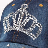 Vintage Diamond Jean Hat Denim Baseball Flat Cap A