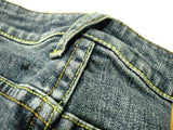 New Genes Jeans Lowrise Denim Hipster Bootcut Light Blue/Purple Stretch 27