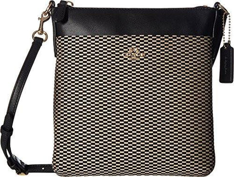 Exploded Rep Courier Crossbody Milkblack Crossbody Bag