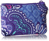 Vera Bradley Zip Id Case Lilac Tapestry