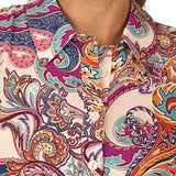 Color Paisley Top M Multi