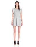 Bcbgeneration Ponte Fluttersleeve Dress Heather Grey 0